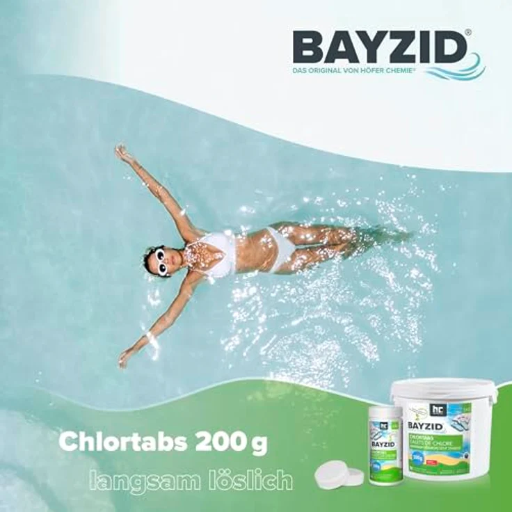 1 x 5 kg BAYZID Chlortabs 200g langsam löslich – Bild 3
