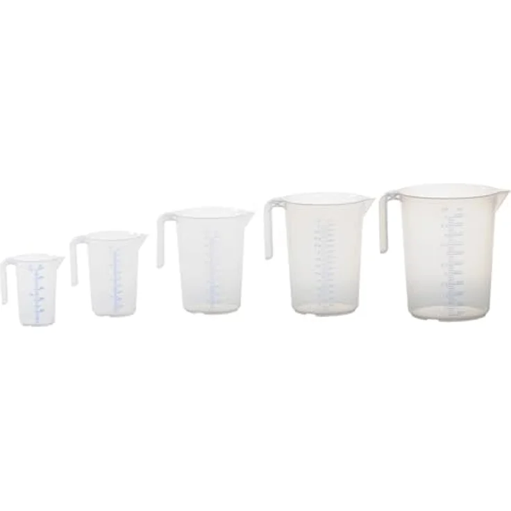 Messkanne 5000 ml PP transp.D203xH257mm Griff offen HÜNERSDORFF – Bild 4