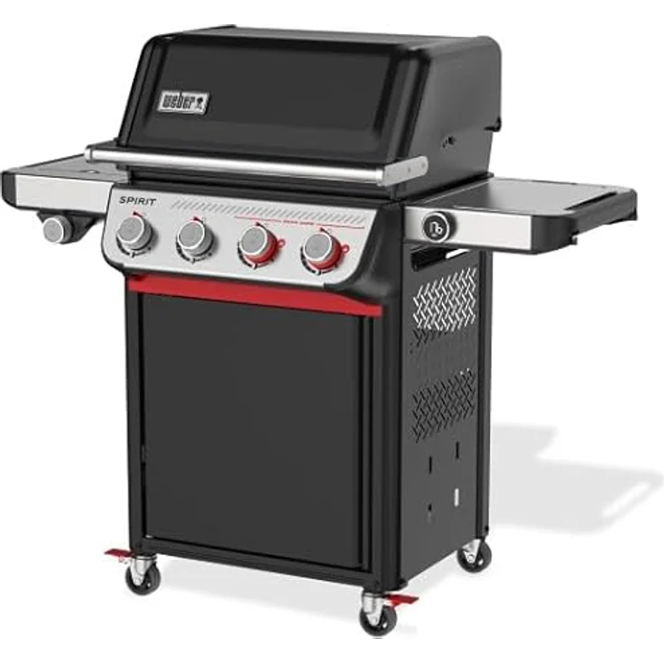 Weber Gasgrill Spirit EP-425 GBS, 4 Brenner mit 10,3 kW, Grillfläche 62 x 44 cm, Digitalthermometer, Edelstahl, porzellanemailliert – Bild 3