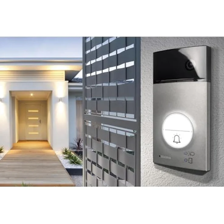 2-Draht Video--Audio Türstation LINEA 3000 mit Transponder zur Türöffnung, Weitwinkel-Farbkamera und LED-Beleuchtung, 1 oder 2 Familienhaus, Schutzart IP 54, Schlagfestigkeit IK 10 – Bild 2