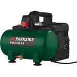 PARKSIDE® Silent-Kompressor »PSKO 68 A1«, 550 W, tragbar, 6-Liter-Kessel, nur 56,7 dB Lautstärke
