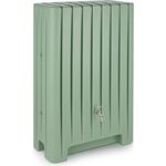 Prosperplast Regentonne Regenwassertank Barletta 280 Salvia Liter, UV- und witterungsbeständig, frostsicher, mit zwei hochwertigen 3/4 Zoll Gewinde