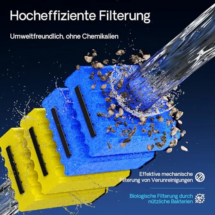 WilTec Set SunSun 90000l Bio Teichfilter 36W UVC Teichklärer – Bild 7