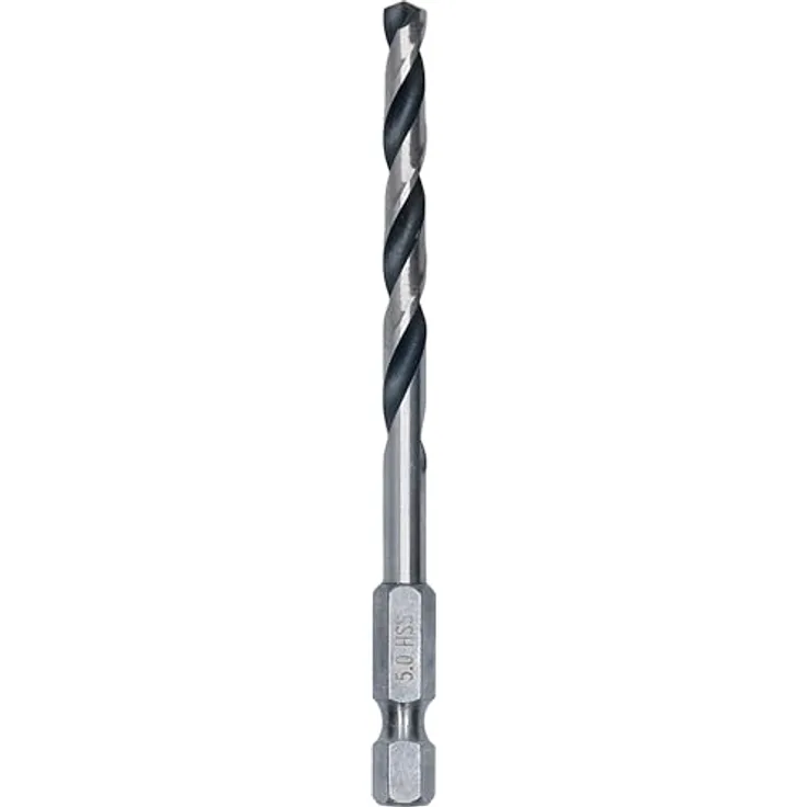 Bosch Accessories 2608577872 Metall-Spiralbohrer, HSS mit hoher Festigkeit und Hitzebeständigkeit, für präzises Bohren ohne Vorbohren