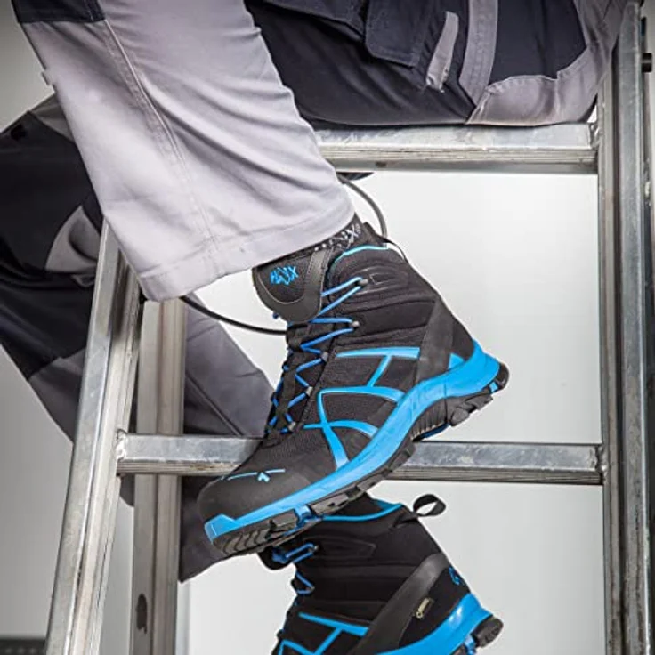 haix Black Eagle Safety 40 mid black/blue Arbeitsschuh mit GORE-TEX® Extended – Bild 5