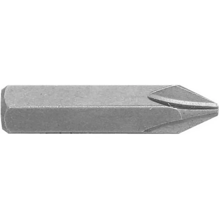 Kraftwerk Kreuzschlitz-Bit Nr. 2, 5/16" Phillips-Schlagbit, PRO LINE, chrom matt, 36 mm, Stahl