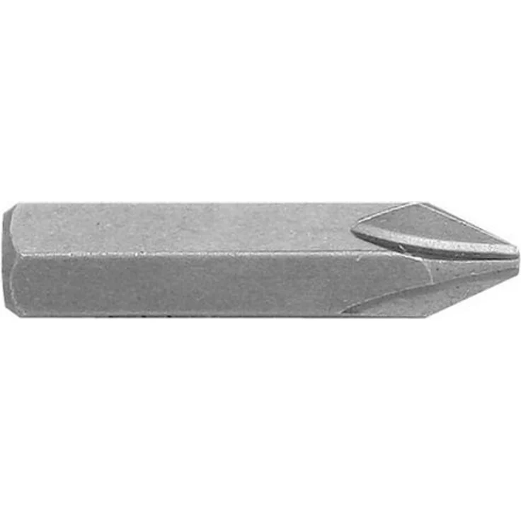 Kraftwerk Kreuzschlitz-Bit Nr. 2, 5/16" Phillips-Schlagbit, PRO LINE, chrom matt, 36 mm, Stahl