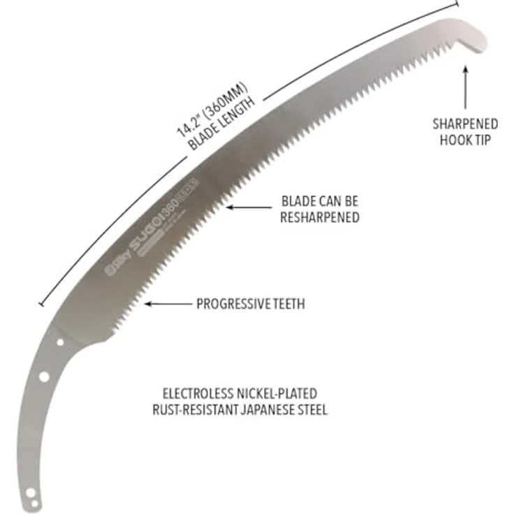 Silky Ersatzblatt für Silky Baumsäge Sugoi 360mm (nachschärfbar) – Bild 5
