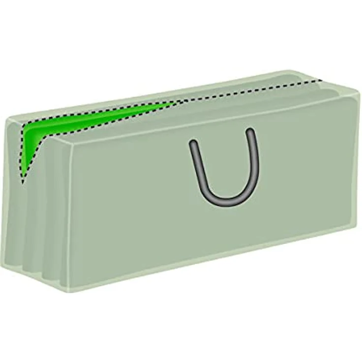 tepro Abdeckhaube Universal für Auflagentasche, beige (130 x 32 x 50 cm) – Bild 2