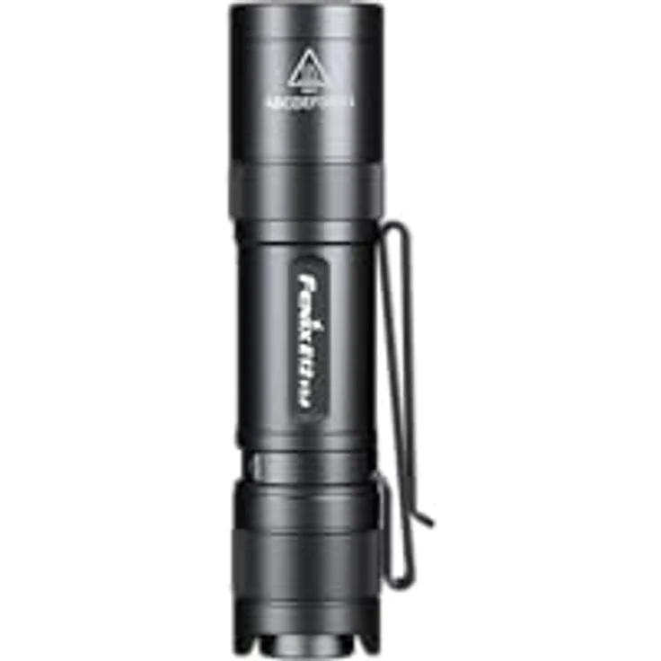 FENIX E12 v3.0, Mini-Taschenlampe, 200 Lumen, 78 m, max. 100 Stunden, magnetische Endkappe, IP68, Schwarz – Bild 2