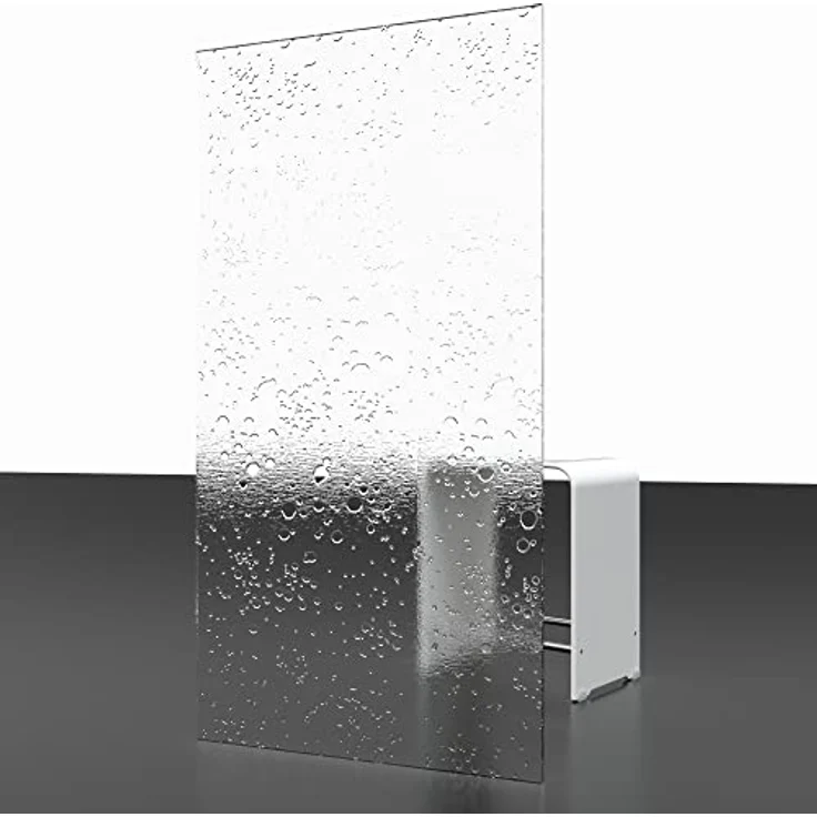 Schulte Duschwand für Badewanne faltbar, 159 x 140 cm, Kunstglas Softline hell, Alu-Natur, Made in Germany, einfacher Aufbau – Bild 5