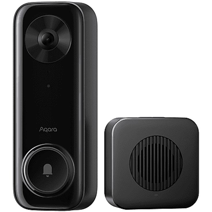 AQARA G400 Select, Kabelgebundene Türklingel-Kamera mit 2K HD-Video, 165° Sichtfeld, Infrarot-Nachtsicht und KI-gestützter Bewegungserkennung
