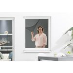 Fliegengitter Fenster Magnet 'DELUXE' Insektenschutz Magnetfenster mit professioneller Magnet-Klick-Befestigung und Magnetstreifen in 100 x 120 cm und 130 x 150 cm - Preisvergleich