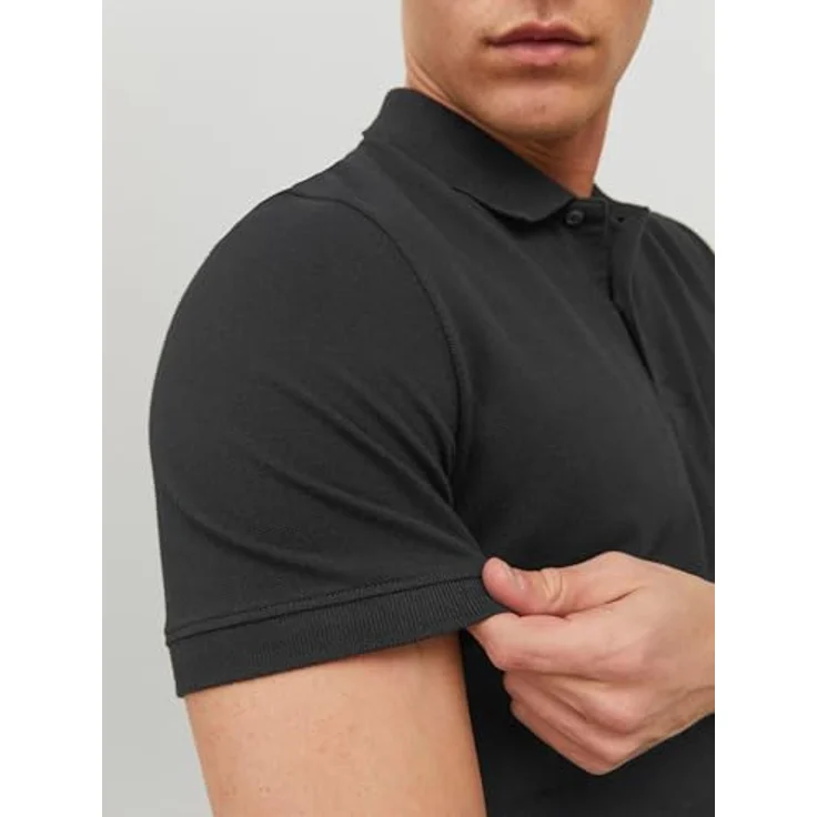 Jack & Jones Poloshirt BASIC POLO, Slim-fit, Kurzarm, Baumwollqualität - Navy – Bild 8