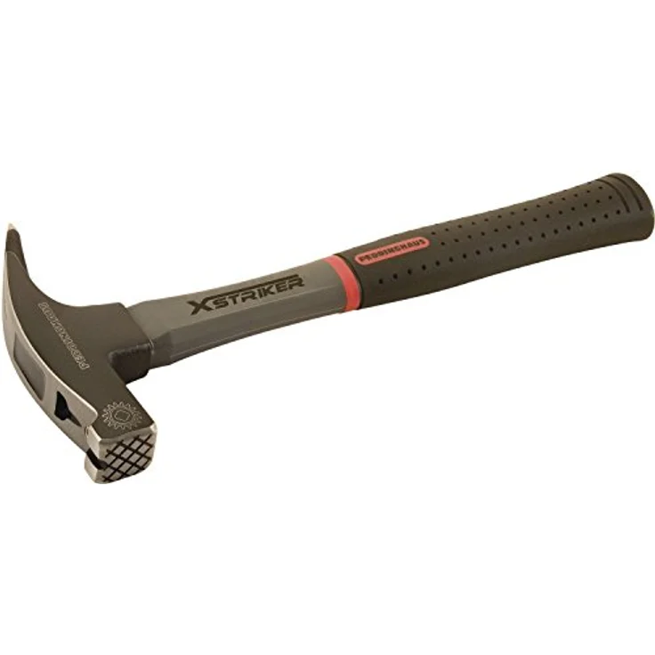 Peddinghaus Sicherheits-Lattenhammer schwarz 600 g | Glasfaserstiel | Nagelhalter – Bild 2