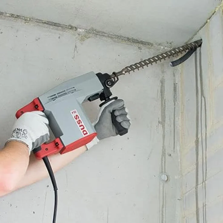 DUSS Bohrhammer P30 710 W, Kombihammer mit stufenloser Drehzahlregelung und 20-fach positionierbarem Meißel – Bild 2