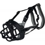 TRIXIE Maulkorb, Maulkorb Trixie Schwarz Schwarzweiß L/XL 30 cm, Nylon, Größe L/XL 30 cm