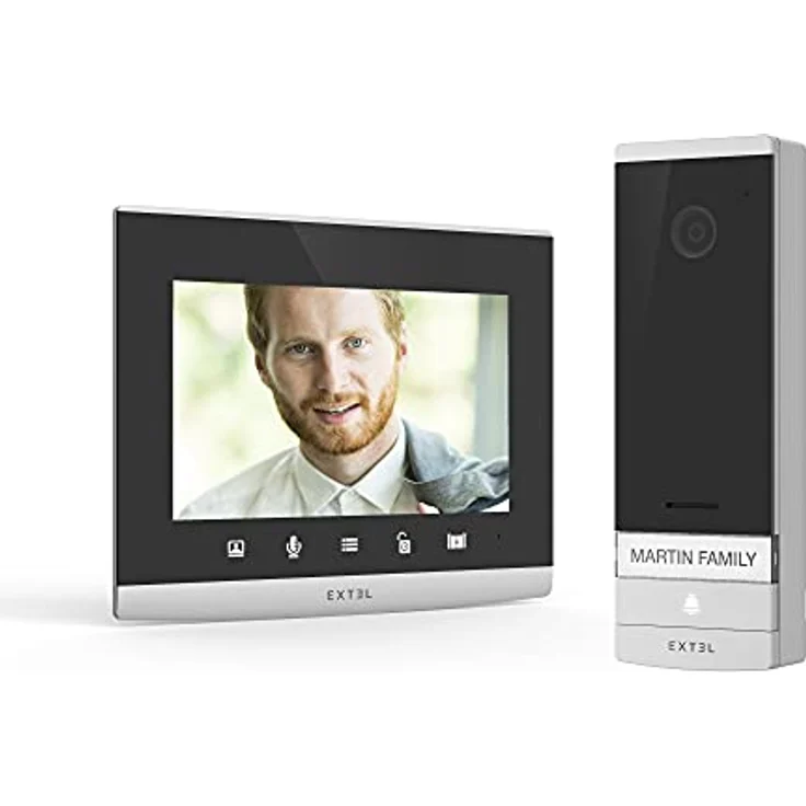 Extel Video-Türsprechanlage "CONNECT2″ Türsprechanlage Video (Beleuchtetes Namensschild, mit Bildspeicher) – Bild 8