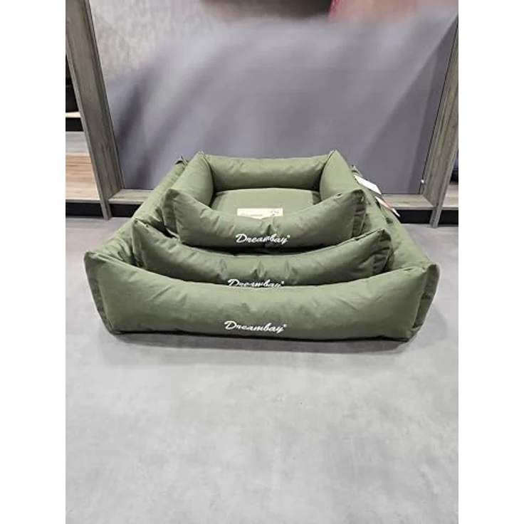 Flamingo Korb Dreambay® Rechteck Olivgrün - Wasserabweisend, Waschbar, Nachhaltig – Bild 4