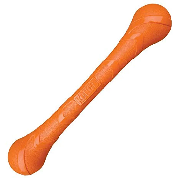KONG SqueakStix Large, Tierspielzeug mit Echtholz-Kauen für sicheres Hundespielzeug – Bild 1