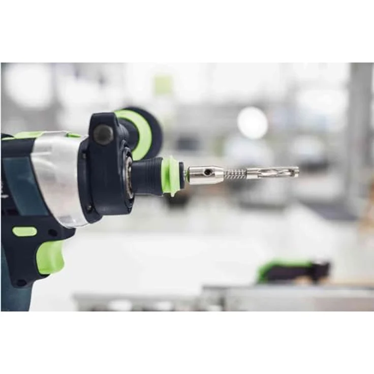 Festool ZB HS D 5 EURO CE 492525, Zentrierbohrer 5 mm mit Tiefenbegrenzung und selbstzentrierter Führungshülse, 1 Stück – Bild 3