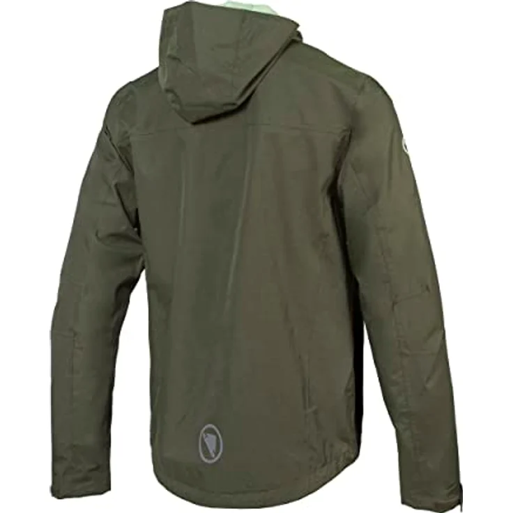 Endura Hummvee E9156 Jacke Herren mit Kapuze flaschengrün, wasserdicht & atmungsaktiv, 2XL E9156BO/7 – Bild 2