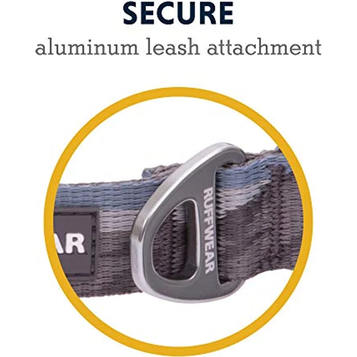 RUFFWEAR Flat Out Collar, Klassisches Hundehalsband für Große bis Sehr Große Hunderassen, Einstellbare Passform, Größe L (51-66 cm), Rocky Mountains – Bild 5