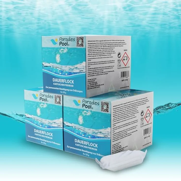 Paradies Pool Flockungsmittel für Pool 24 x 125 g = 3 kg – Bild 2