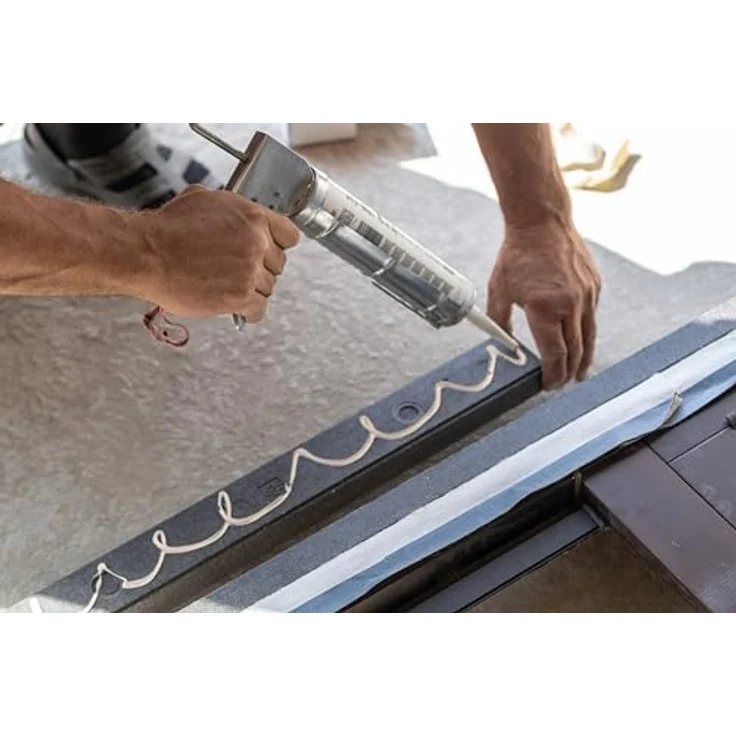 SILISTO Konstruktionskleber PUR-Kleber Typ 200, Holzkleber auf PU-Basis, Montagekleber für Beton, Holz, Metall & Fliesen, braun, 310 ml – Bild 4