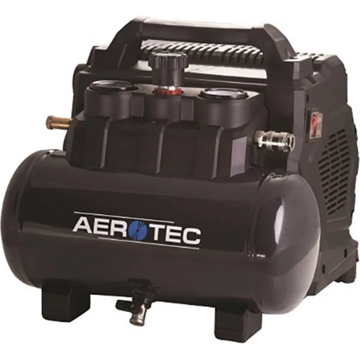 Aerotec Akku-Druckluft-Kompressor Mobipack 6, ölfrei, 6L, 8 bar mit AMPShare Kompatibilität und tragbarem Design