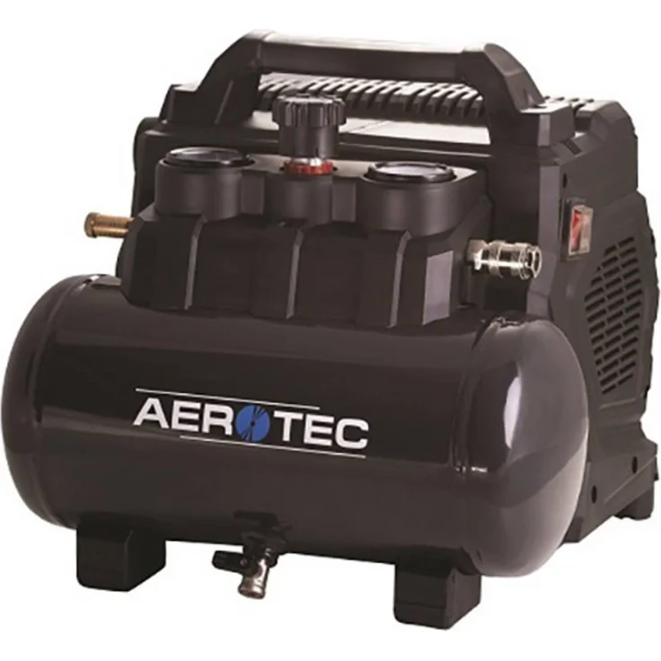 Aerotec Akku-Druckluft-Kompressor Mobipack 6, ölfrei, 6L, 8 bar mit AMPShare Kompatibilität und tragbarem Design