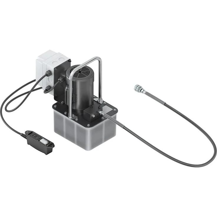 Niedax Hydraulikaggregat W-HPE 700, elektro-hydraulische Pumpe mit 700 bar Druck, Stahl/Aluminium
