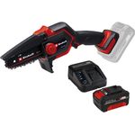 Einhell Akku-Kettensäge EINHELL Akku-Astkettensäge GE-PS 18/15 Li BL Kit, 18 V Bürstenloser Motor, 12,5 cm Schnittlänge, inkl. Li-Ion Akku 4,0