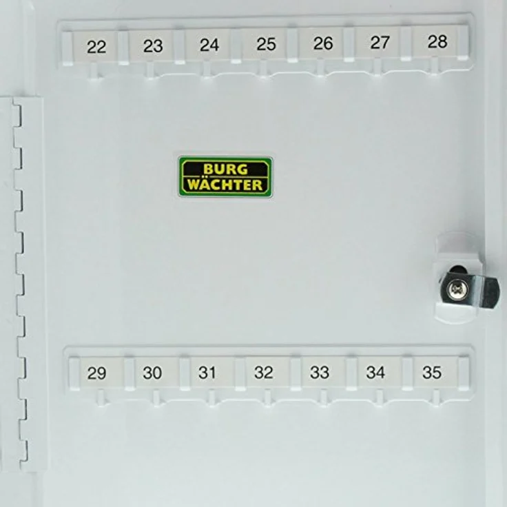 BURG-WÄCHTER Schlüsselbox, 35 Haken, Stahlblech, Höhe: 330 mm, KB 35 W, Weiß – Bild 5