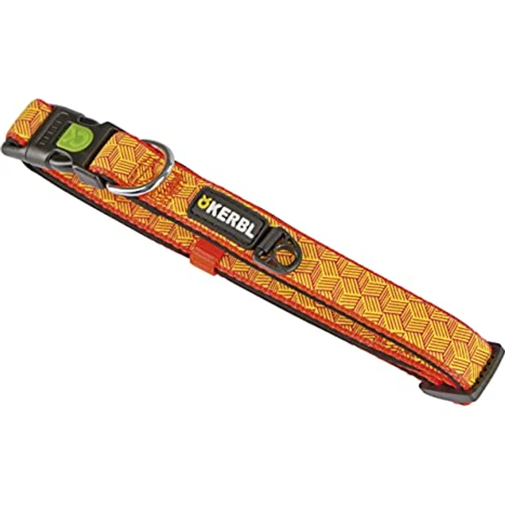 Kerbl 81055 Halsband reflektierend 25mmx45-65cm, schwarz/orange, 0.09 kg