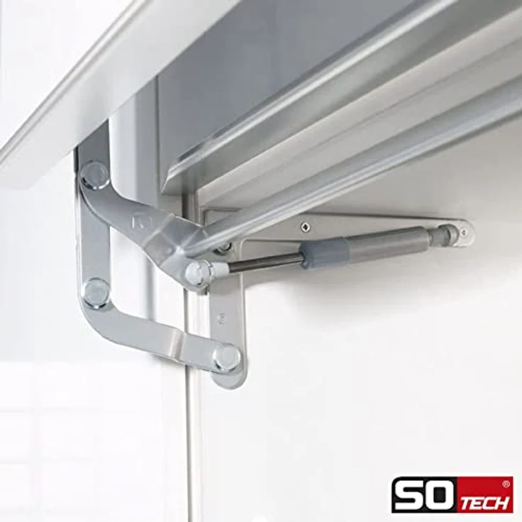 2 Stück Gasdruckdämpfer 380 N Kompressionsfedern Ersatzteil für KESSEBÖHMER Lift-o-Mat von SOTECH – Bild 3