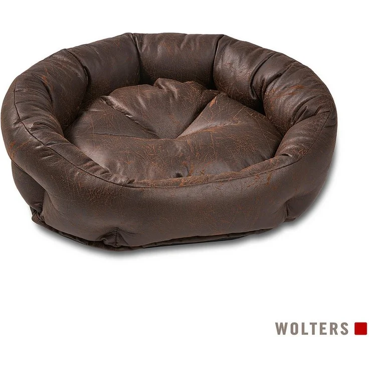 Wolters Tierbett Vintage Hundekörbchen, gemütlicher Schlafplatz im ovalen Design, strapazierfähig und pflegeleicht, in verschiedenen Größen – Bild 1
