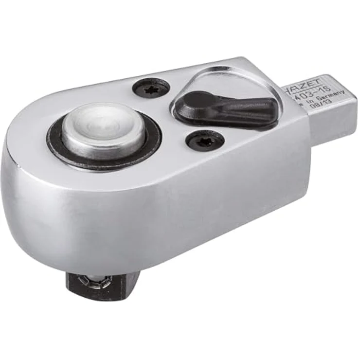 HAZET Umschaltknarre mit Gelenk 1/2 Zoll 916GK, Vierkant 12,5 mm, 32 Zähne, kurze Ausführung, 270 mm, für Zweirad, PKW und NKW – Bild 1