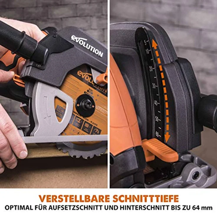 Evolution Power Tools R185CCS Mehrzweck-Kreissäge (185 mm, 1600 W, 230 V) – Bild 10
