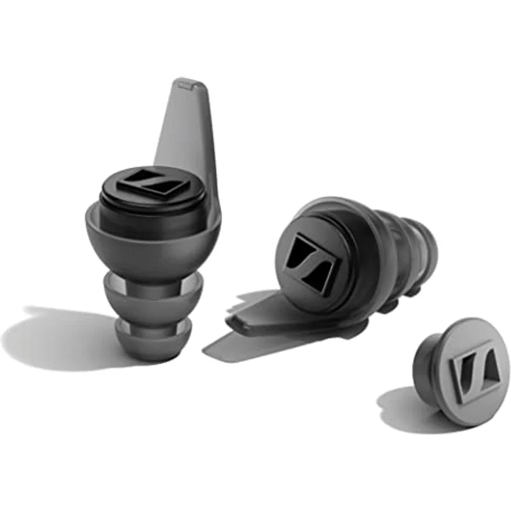 Sennheiser SoundProtex Gehörschutz-Ohrhörer – Wiederverwendbarer Gehörschutz mit Zwei wechselnd aktiven Filtern – High-Fidelity-Sound bei sicherer Lautstärke – Schwarz – Bild 1