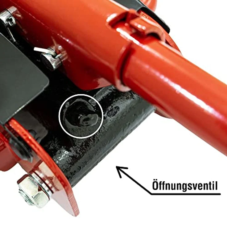 PETEX 44750012 Rangier-Wagenheber 2 T, Rot – Bild 4