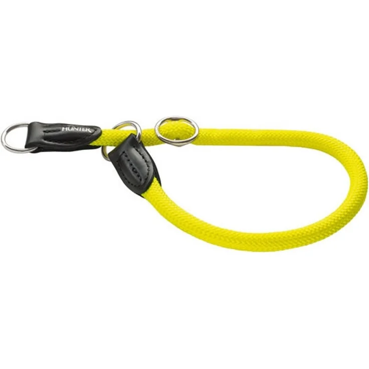 Hunter Dressurhalsung Freestyle neon-gelb L – Bild 1