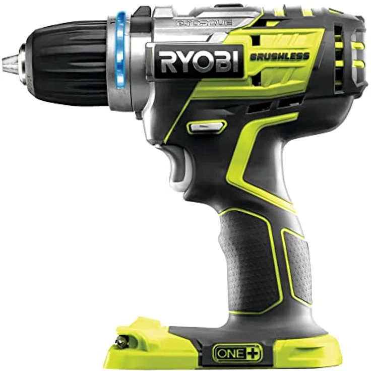 Ryobi R18DDBL-0 Akku-Bohrschrauber 60 Nm 18 V ONE+ Rechts-/Linkslauf, LED-Licht, Drehzahlvorwahl, Softgriff ohne Akku ohne Ladegerät 1.600 U/min 13 mm Schnellspannbohrfutter – Bild 4