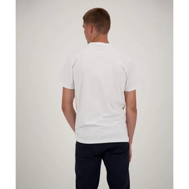 Ragman Herren T-Shirt, 2er-Pack, kurzarm, Rundhalsausschnitt, Uni Design, weiss, (XL) – Bild 5