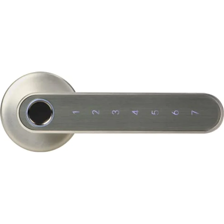 Orno ZS-853, Intelligentes Schloss mit Touch-Tastatur, Bluetooth 4.0 und Fingerabdruckleser, schlüssellose Türöffnung, symmetrisch für rechts und links – Bild 4