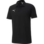 PUMA Poloshirt PUMA teamGOAL 23 Casuals Poloshirt Baumwolle, atmungsaktiv, schweißableitend, leicht, Grau