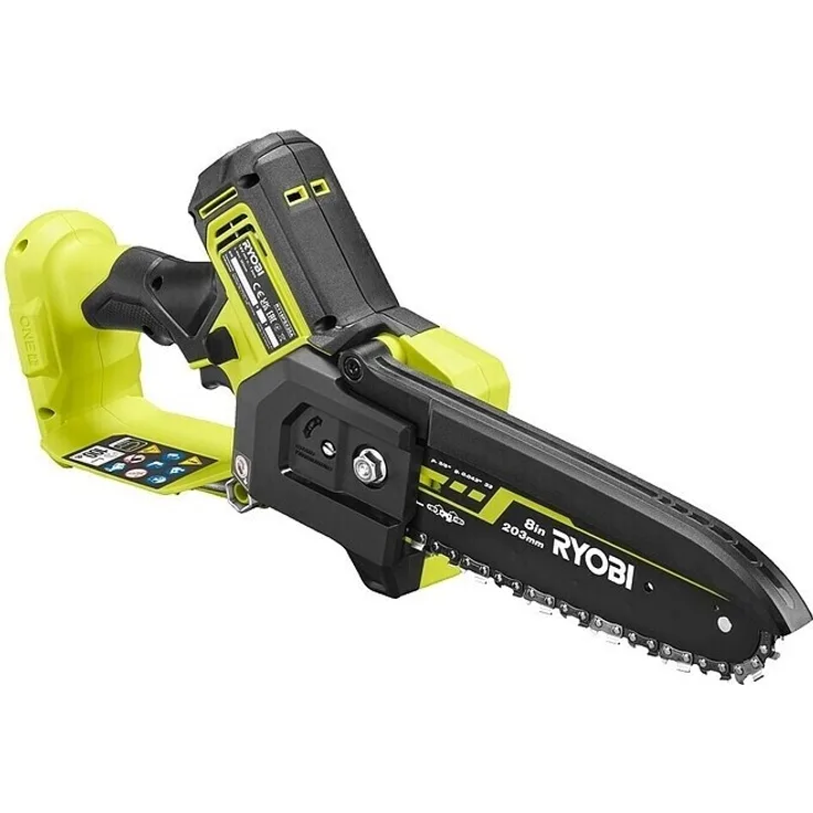Ryobi RY18PSX20A-0 Akku-Astsäge 18V, 20 cm Schwert, bürstenlos, 7,2 m/s, One+ System, Krallenanschlag