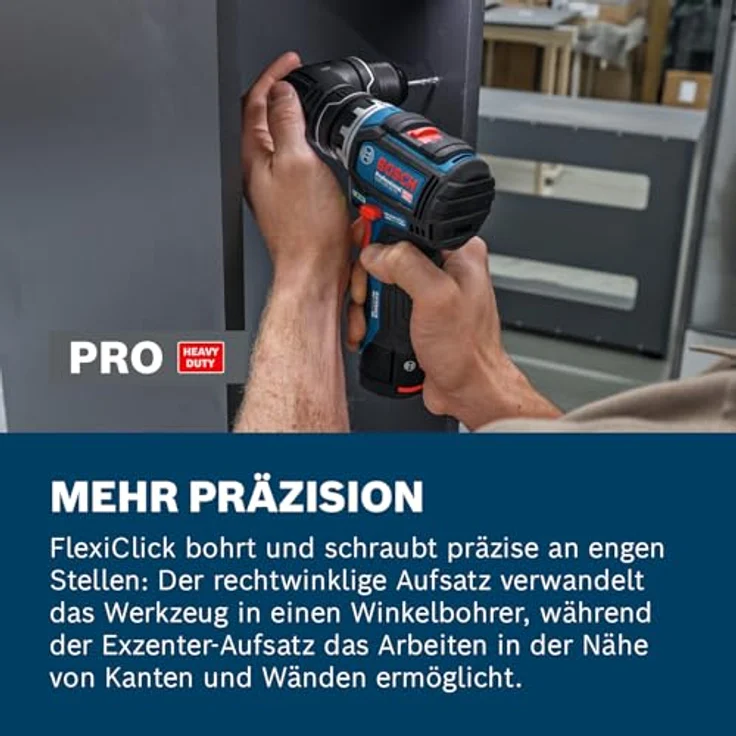 Bosch Professional GSR 12V-32 FC, Akku-Schrauber mit FlexiClick System und Advanced KickBack Control – Bild 4