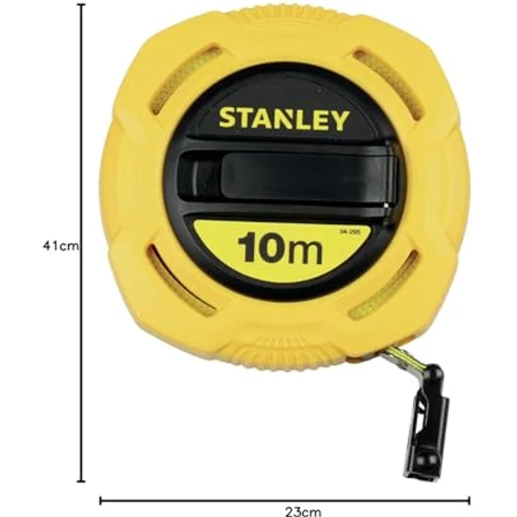Stanley Kapselbandmaß Fiberglas (10 m Länge, 12,7 mm Breite, ABS-Kunststoff, PVC-Schutzbeschichtung) 0-34-295 – Bild 5