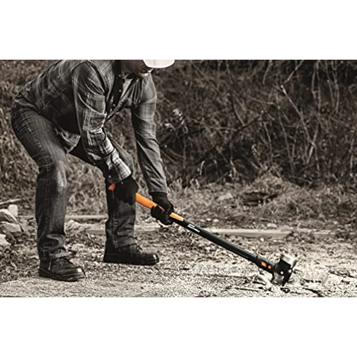 Fiskars Vorschlaghammer IsoCore L zum Eintreiben von Holzpfählen oder Abbrucharbeiten, Länge: 92 cm, Gewicht: 4,76 kg, Schwarz-Orange, 1020219 – Bild 15